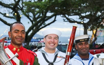 Musician 1st Class Chris Garten and Pacific Region Partners