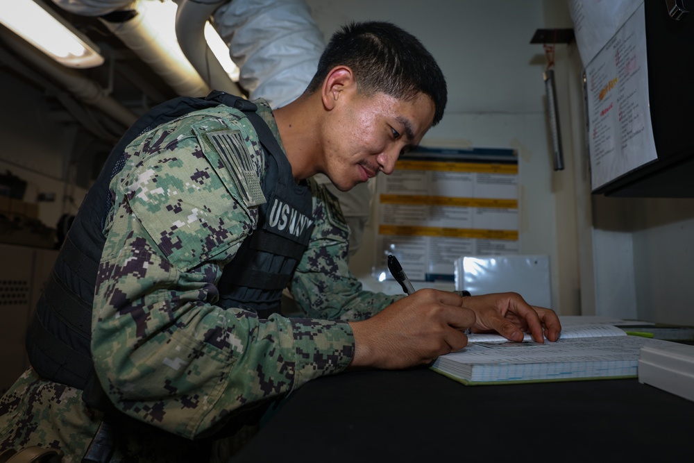 Daily Operations Aboard USS George H.W. Bush (CVN 77)