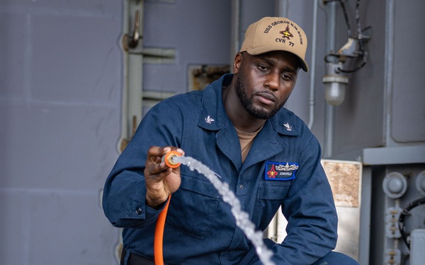 Daily Operations Aboard USS George H.W. Bush (CVN 77)