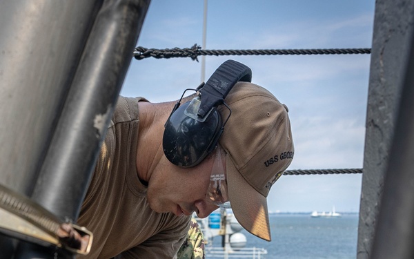 Daily Operations Aboard USS George H.W. Bush (CVN 77)