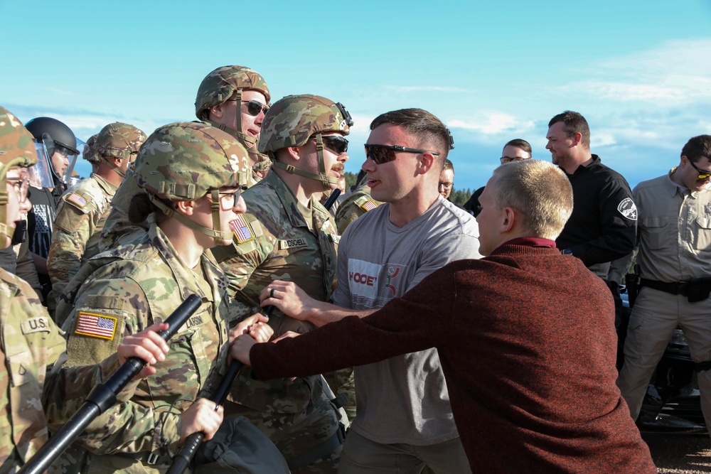 Joint Operation Riot Control Training