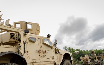 South Dakota Army National Guard conducts wet gap crossing at Camp Ripley