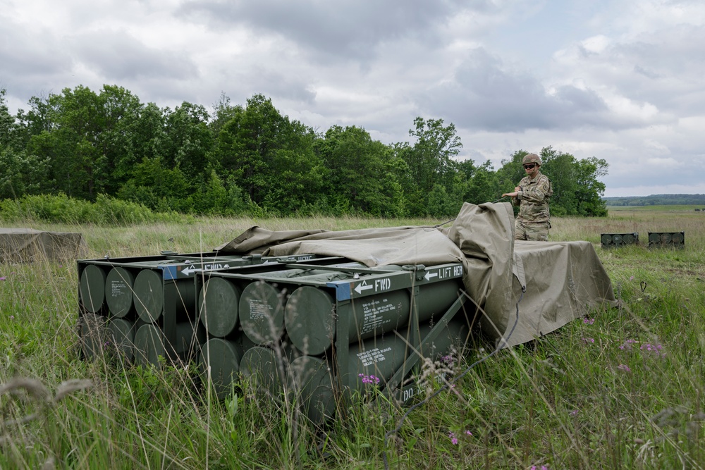 147th Field Artillery South Dakota Army National Guard conduct heavy weapons qualification at Camp Ripley