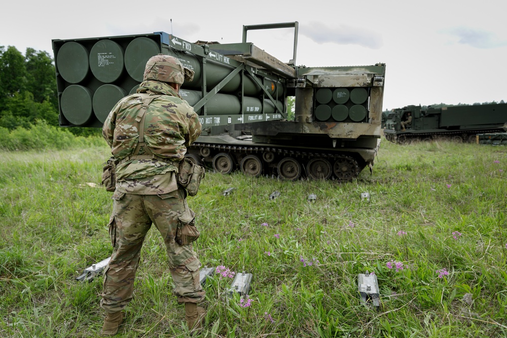 147th Field Artillery South Dakota Army National Guard conduct heavy weapons qualification at Camp Ripley