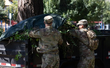 Oregon Army National Guard Community Park Cleanup