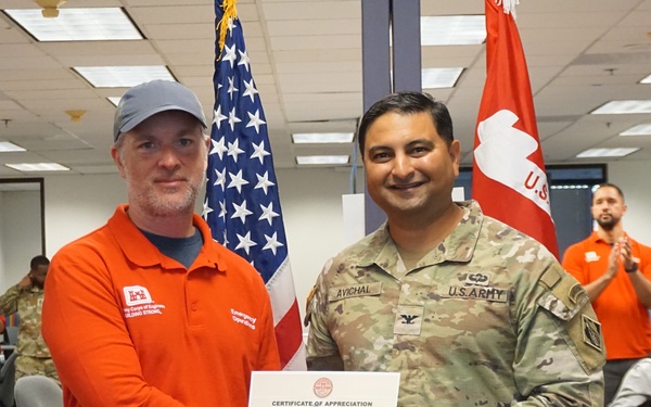 USACE employee receives certificate of appreciation