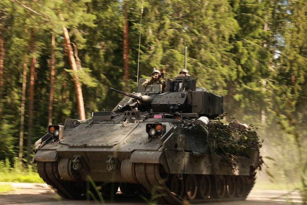 5-7 Cav conducts platoon live fire exercise
