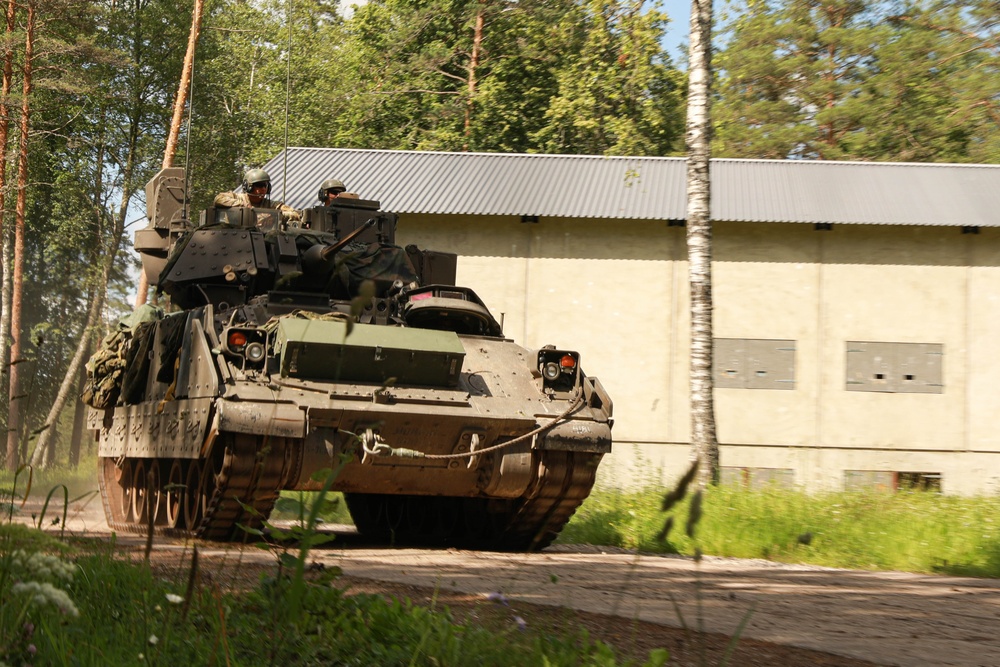 5-7 Cav conducts platoon live fire exercise