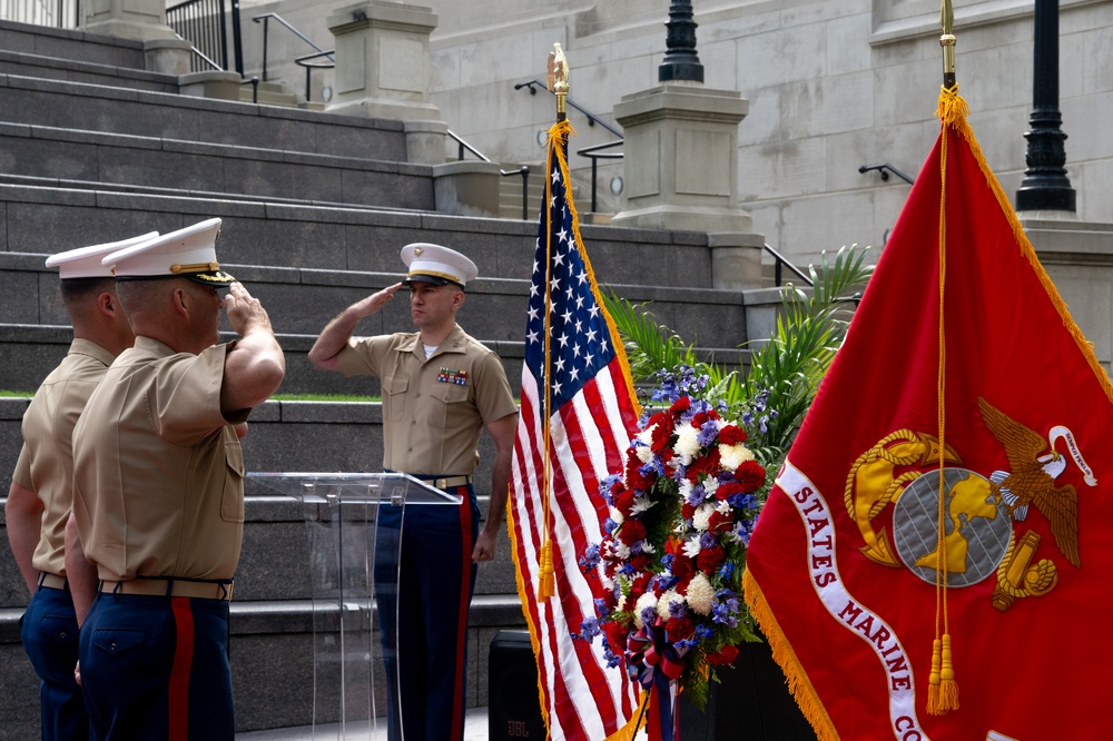 Marine Week Chicago 2025: Wreath Laying Ceremony