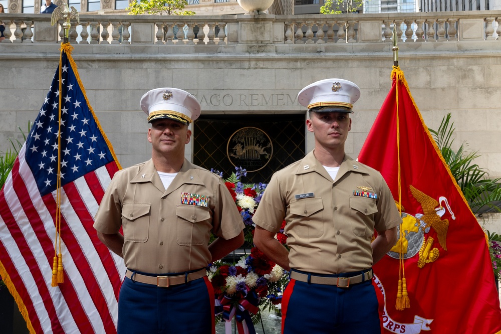 Marine Week Chicago 2025: Wreath Laying Ceremony