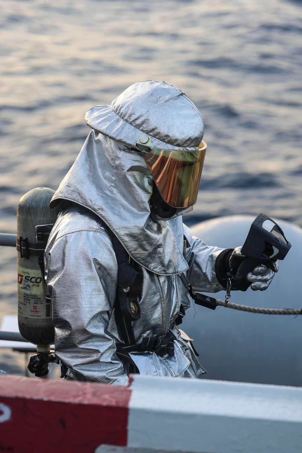 USS Gerald R. Ford (CVN 78) Conducts Flight Deck Firefighting Drill