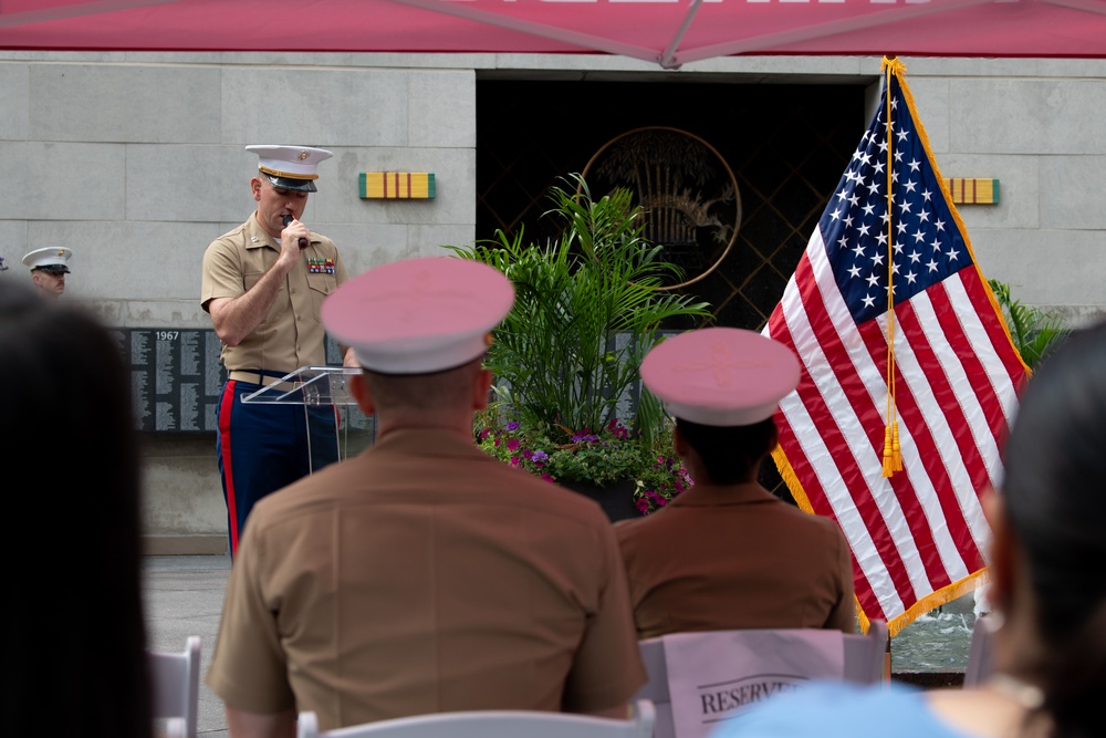 Marine Week Chicago 2025: Cpl. Benjamin Desilets Wreath Laying Ceremony