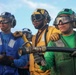 USS Gerald R. Ford (CVN 78) Conducts Flight Deck Firefighting Drill