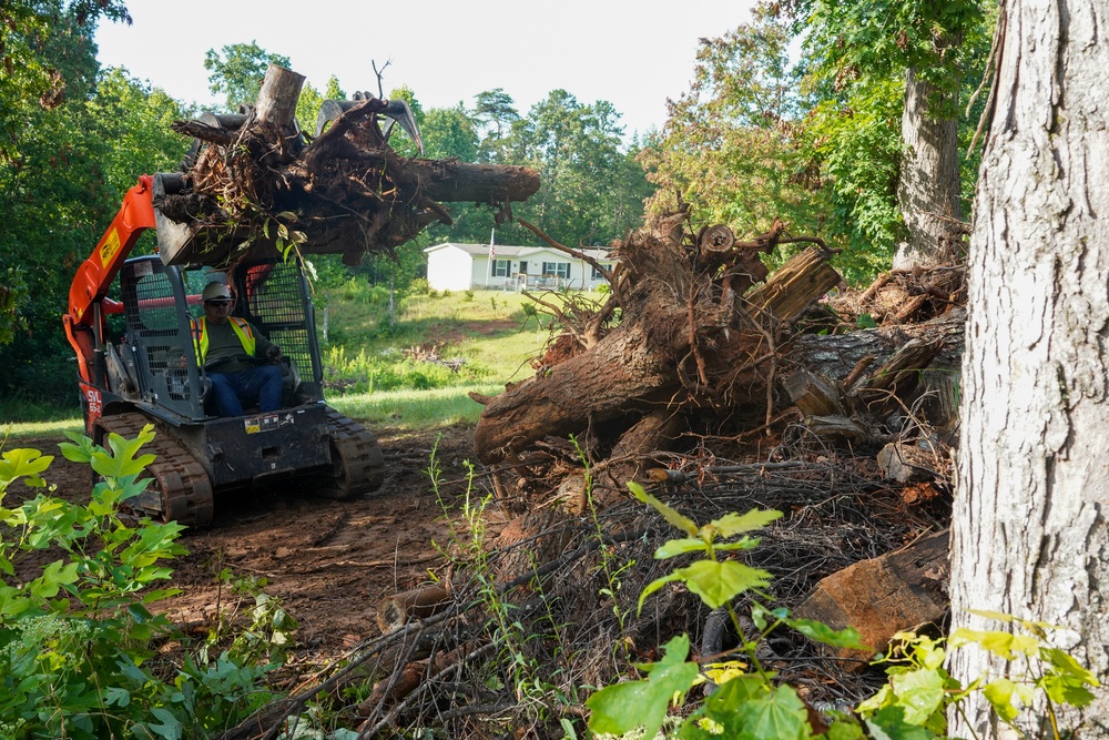 Personal Property Debris Removal continues in McDowell County, North Carolina
