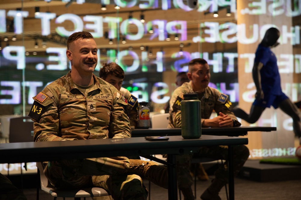 Army National Guard 2025 competitor watches brief