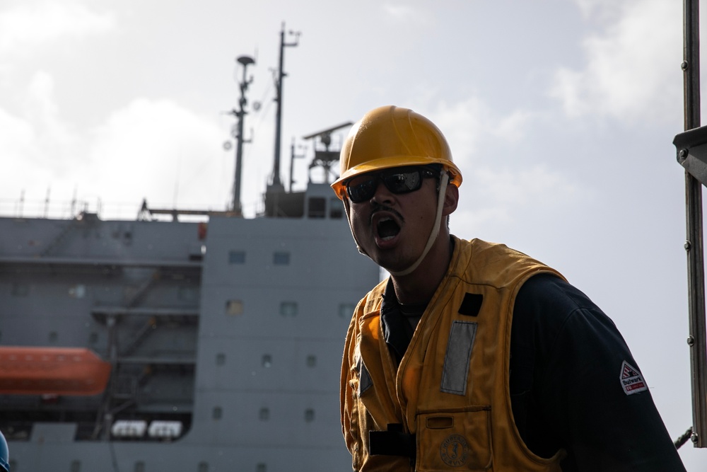 USS Wayne E. Meyer conducts operations in the U.S. Central Command area of responsibility as part of the Carl Vinson Carrier Strike Group