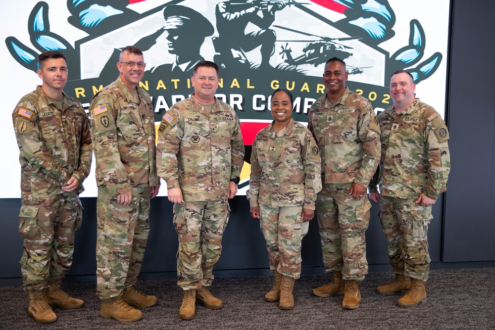 Army National Guard senior leaders attend the 2025 Best Warrior Competition opening ceremony