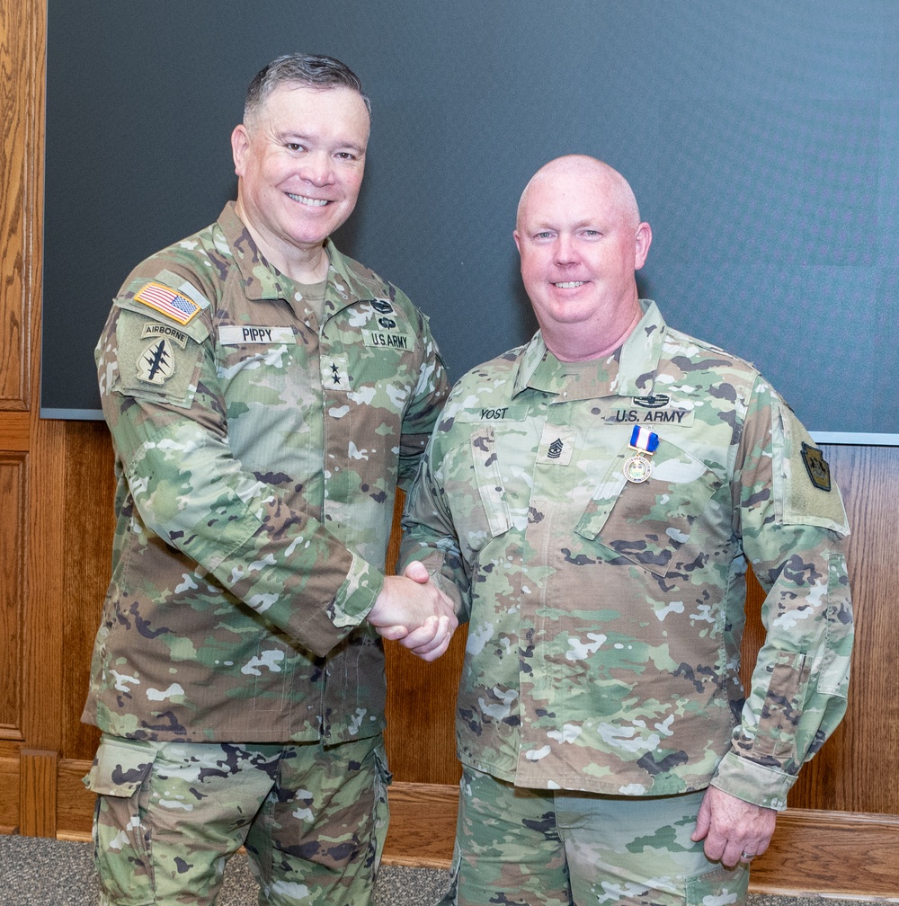 SGM Yost retires after 35 years of service