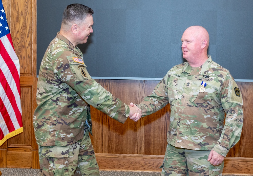 SGM Yost retires after 35 years of service