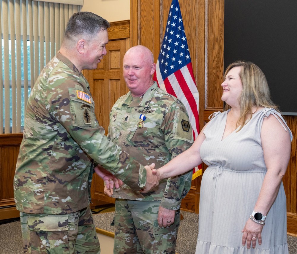SGM Yost retires after 35 years of service