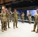 Brig. Gen. Andrew W. Collins greets 2025 Best Warrior Competitors