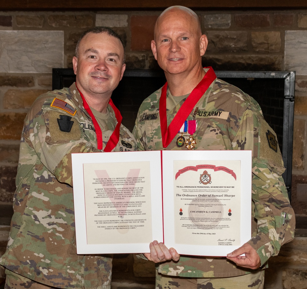 CSM Campbell retires after 33 years of service