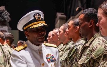 U.S. Navy Recruit Training Command Capping Ceremony at Battle Stations-21