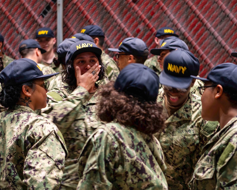 U.S. Navy Recruit Training Command Capping Ceremony at Battle Stations-21