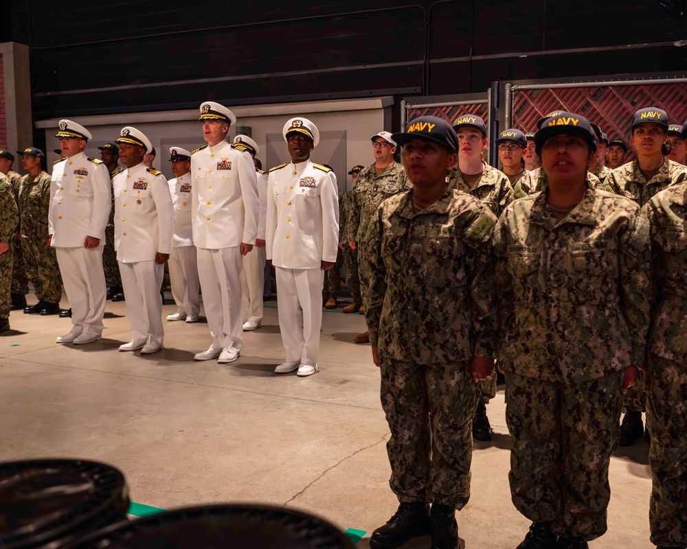 U.S. Navy Recruit Training Command Capping Ceremony at Battle Stations-21