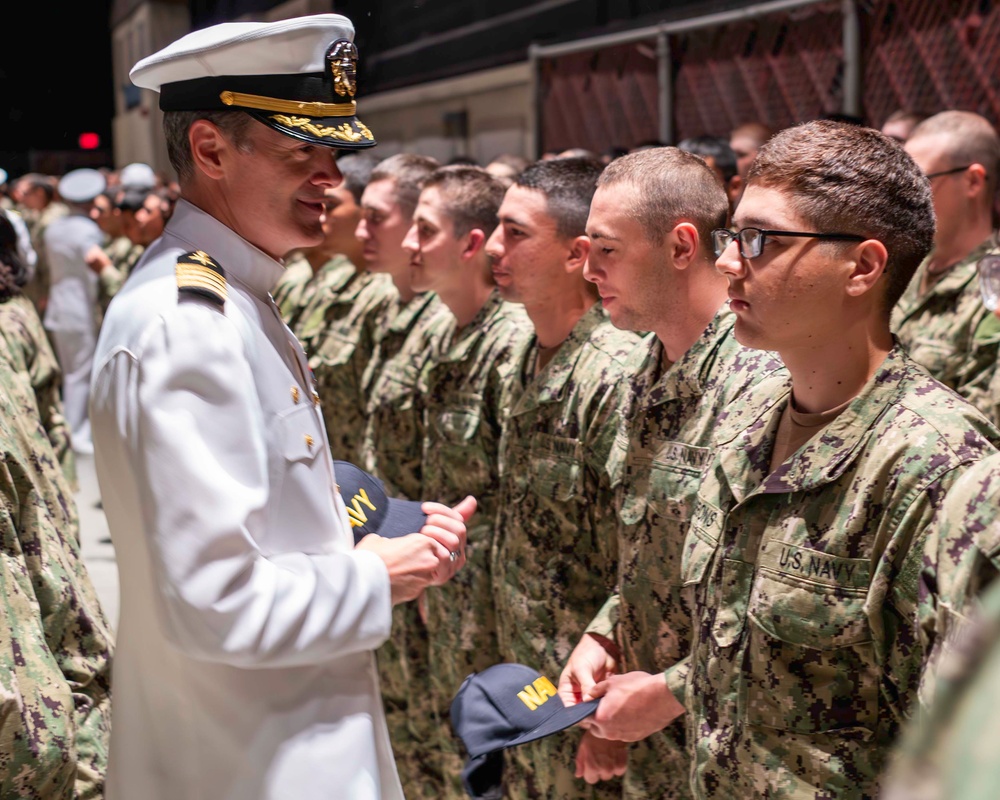 U.S. Navy Recruit Training Command Capping Ceremony at Battle Stations-21
