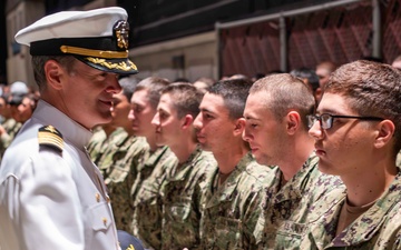 U.S. Navy Recruit Training Command Capping Ceremony at Battle Stations-21
