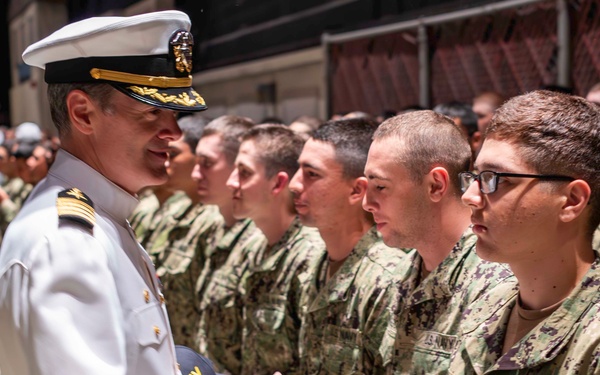 U.S. Navy Recruit Training Command Capping Ceremony at Battle Stations-21