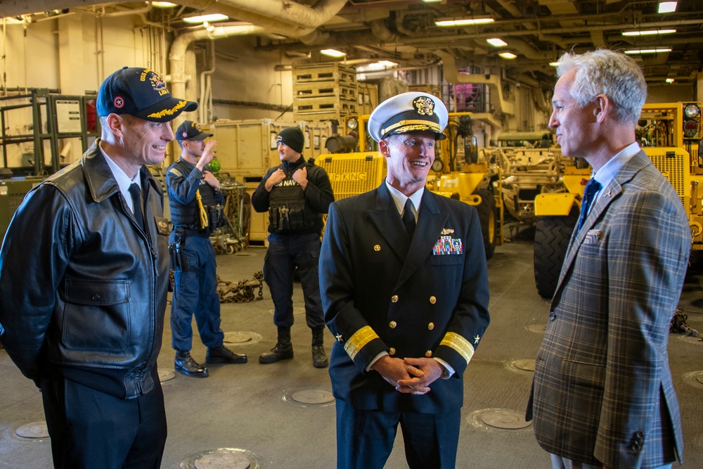 USS America (LHA 6) Welcomes U.S. Consul General