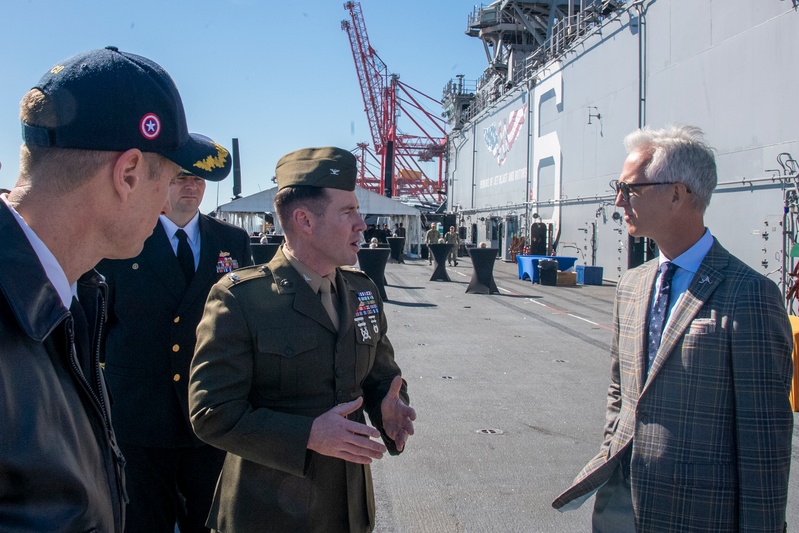 USS America (LHA 6) Hosts U.S. Consul General