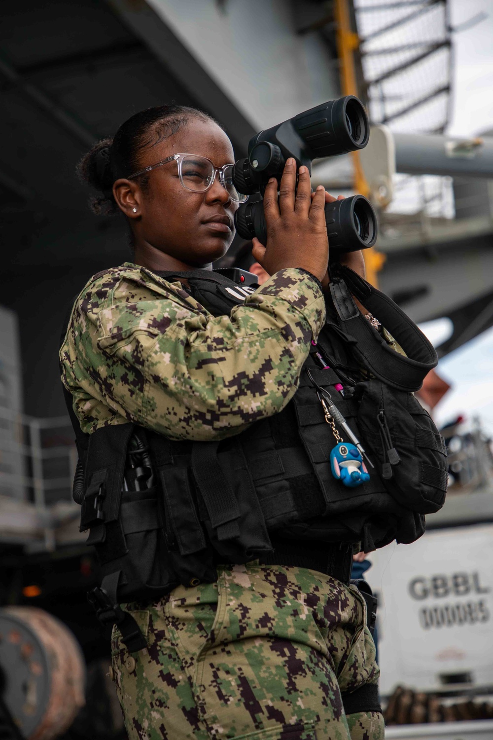 George Washington Conducts Small Boat Engagement Drill