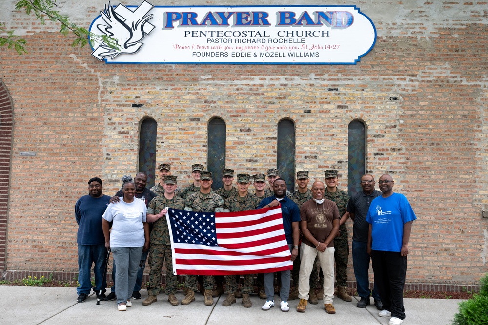 Marine Week Chicago 2025: Prayer Band Pentecostal Church Beautification