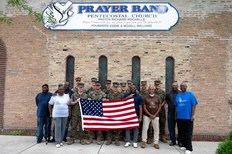Marine Week Chicago 2025: Prayer Band Pentecostal Church Beautification
