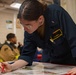 Shoup conducts general quarters drill