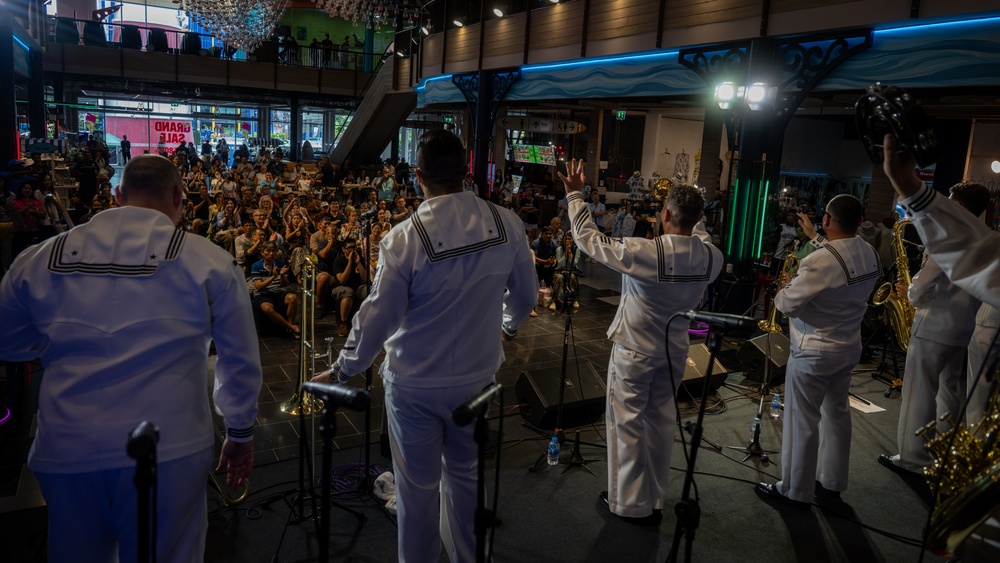 U.S. and Thai Navy Bands Perform Together at CARAT Thailand 2025
