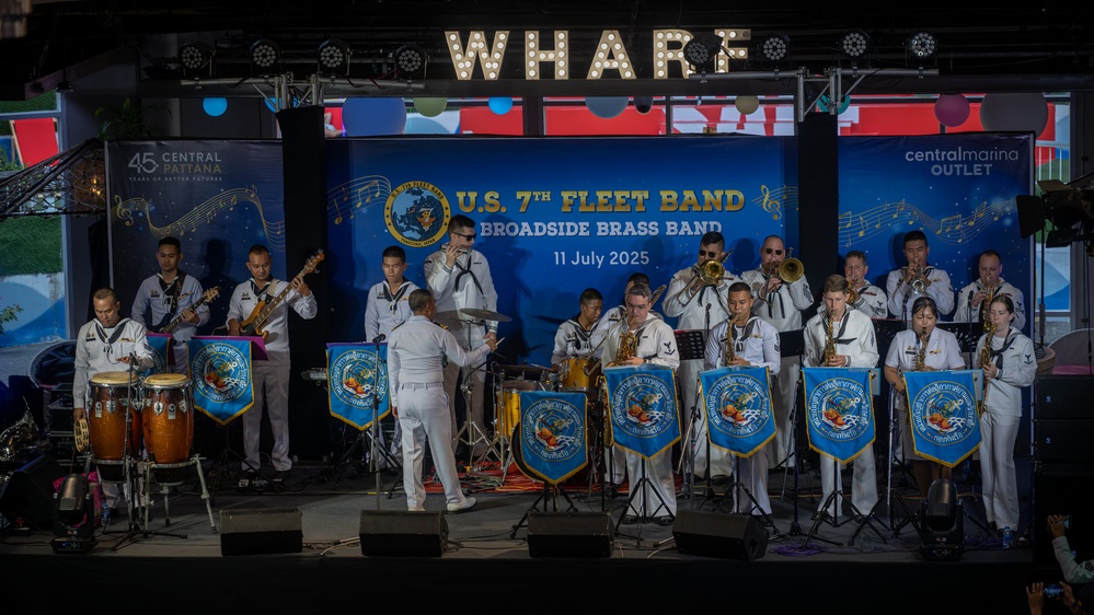 U.S. and Thai Navy Bands Perform Together at CARAT Thailand 2025