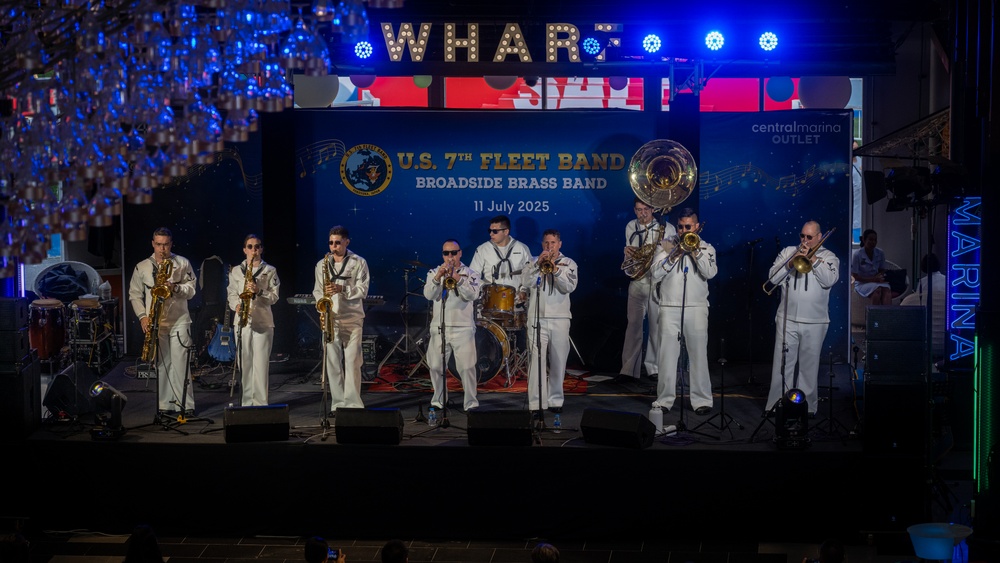 U.S. and Thai Navy Bands Perform Together at CARAT Thailand 2025