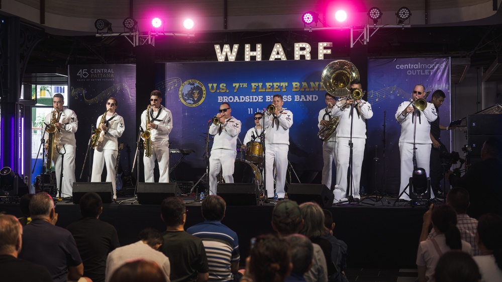 U.S. and Thai Navy Bands Perform Together at CARAT Thailand 2025