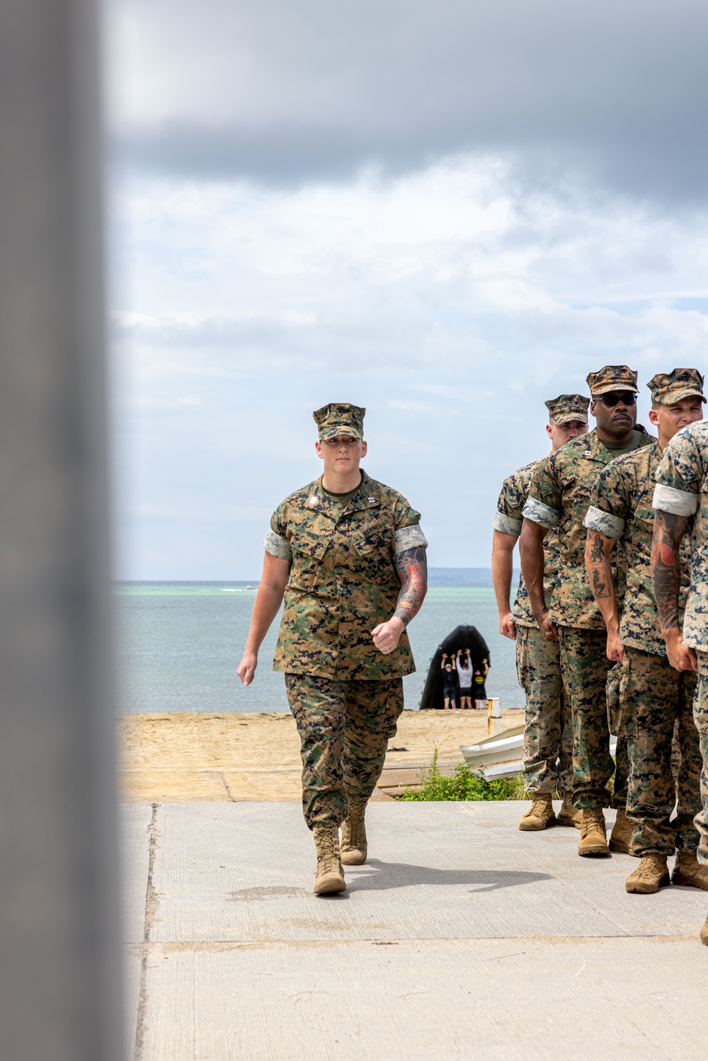 U.S. Marine Corps Capt. Tracy Receives Navy and Marine Corps Commendation Medal