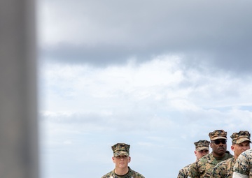 U.S. Marine Corps Capt. Tracy Receives Navy and Marine Corps Commendation Medal