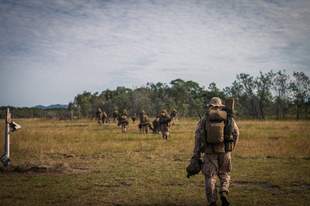 U.S. Marines Defend Weapons Cache During Talisman Sabre 25
