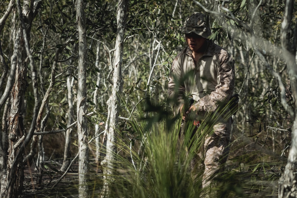 U.S. Marines Defend Weapons Cache During Talisman Sabre 25