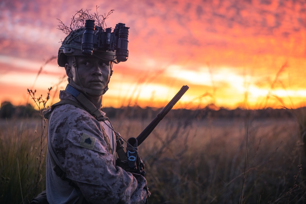 U.S. Marines Defend Weapons Cache During Talisman Sabre 25