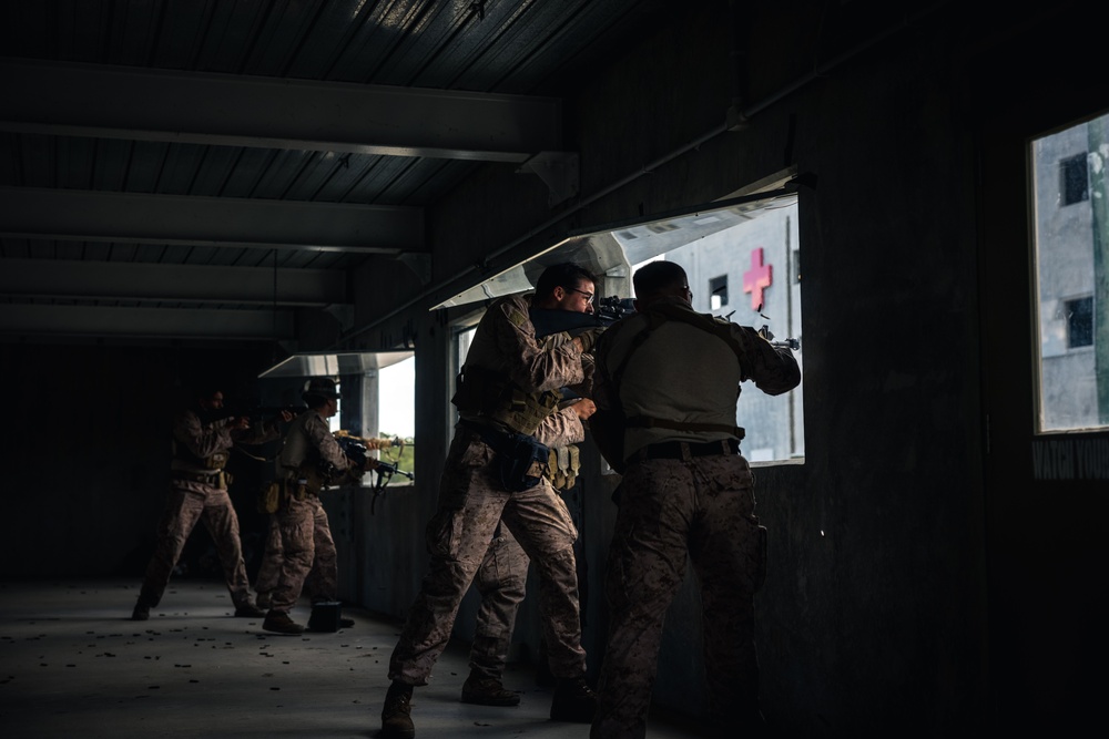 U.S. Marines Conduct Expeditionary Operations Training Group Certification Exercise