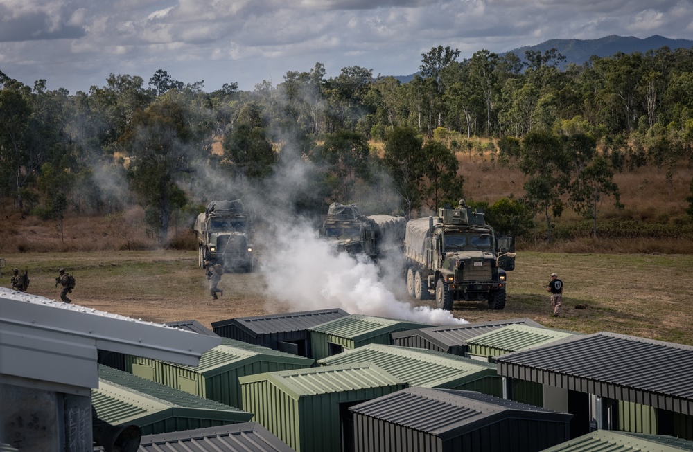 U.S. Marines Conduct Expeditionary Operations Training Group Certification Exercise
