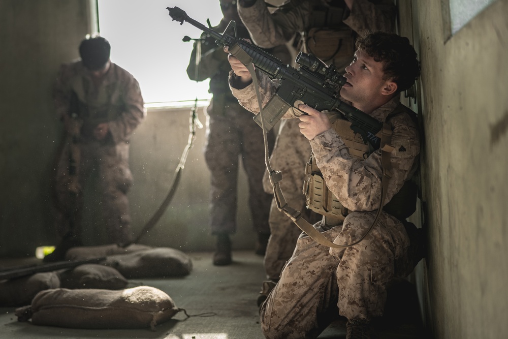 U.S. Marines Conduct Expeditionary Operations Training Group Certification Exercise